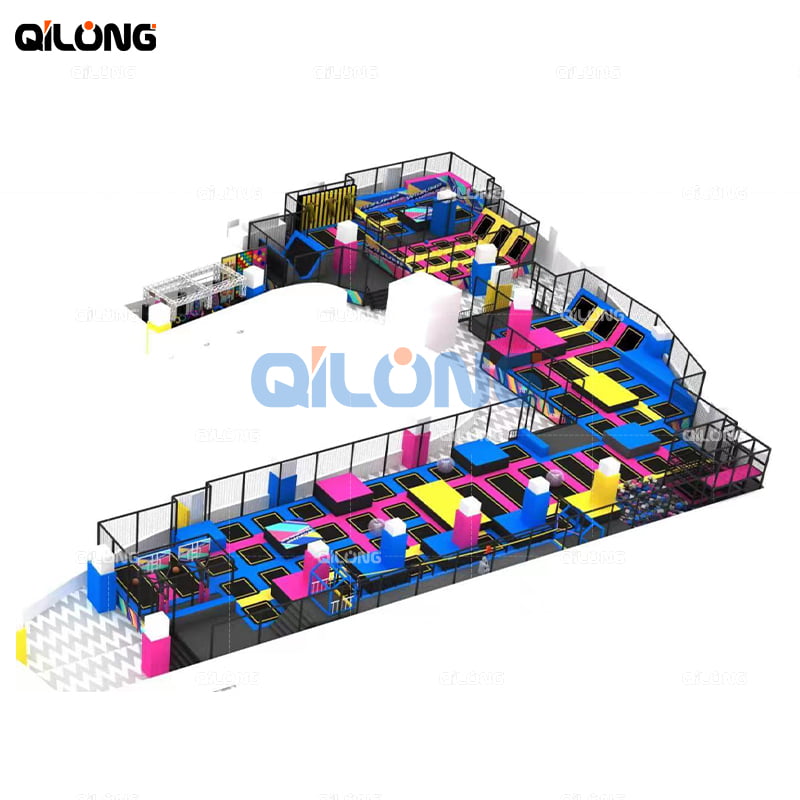 2024 New Design Commercial Kid Indoor Trampoline Park For Sale ...