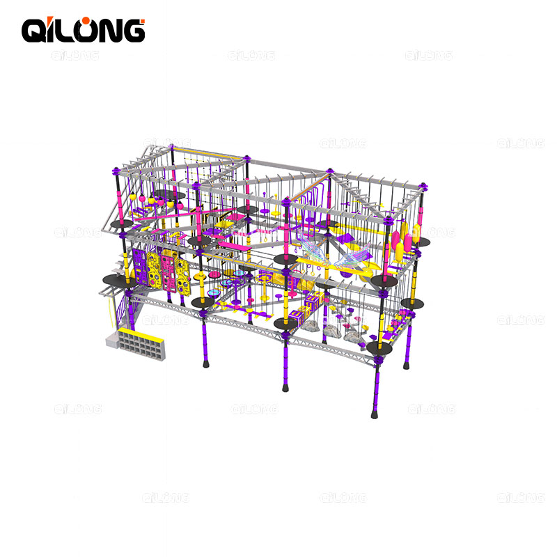 Indoor Rope Course Playground Custom High Quality Kids Indoor Playground Equipment