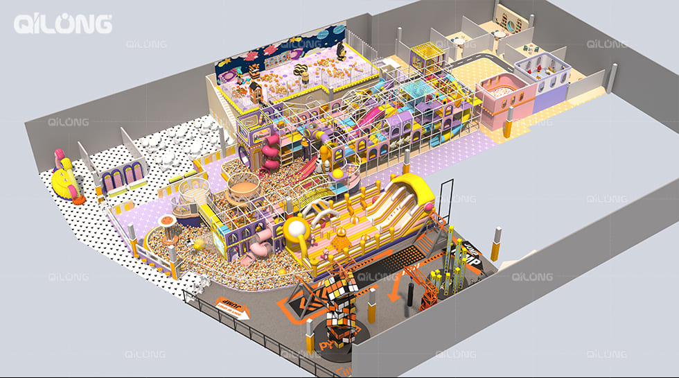 Qilong Amusement** Indoor Playground Project in Canada